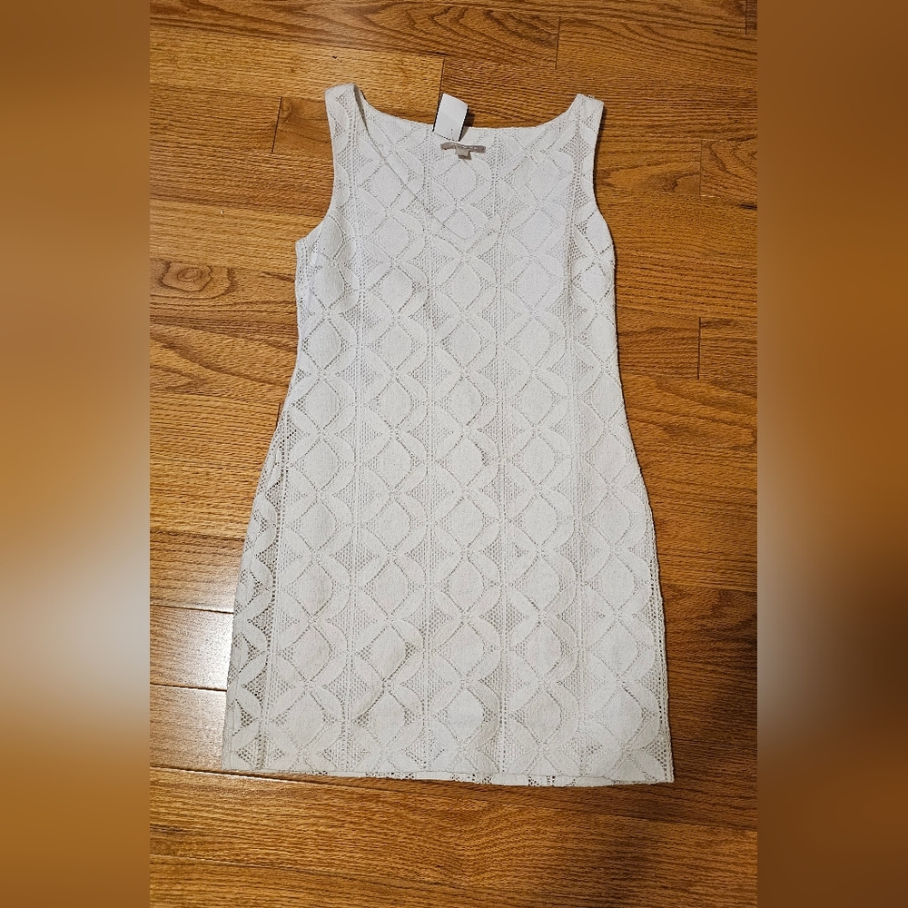 Banana Republic White Lace Dress. Size 6